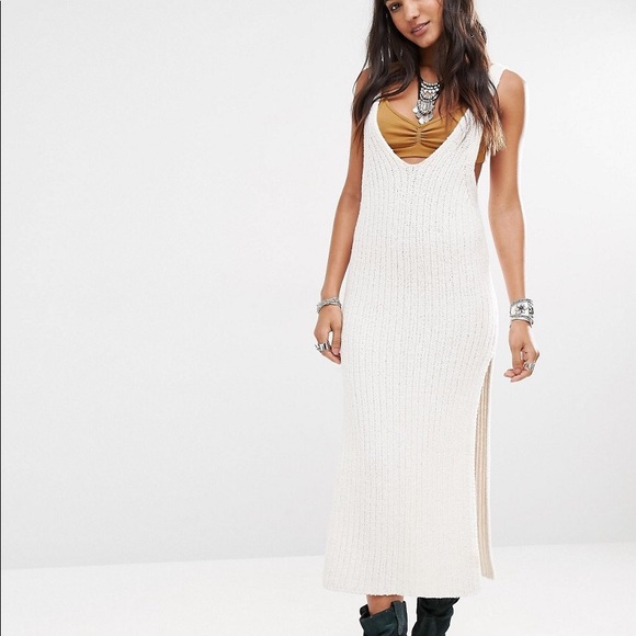 Free People Emmy maxi chunky sweater tank dress - Picture 4 of 8